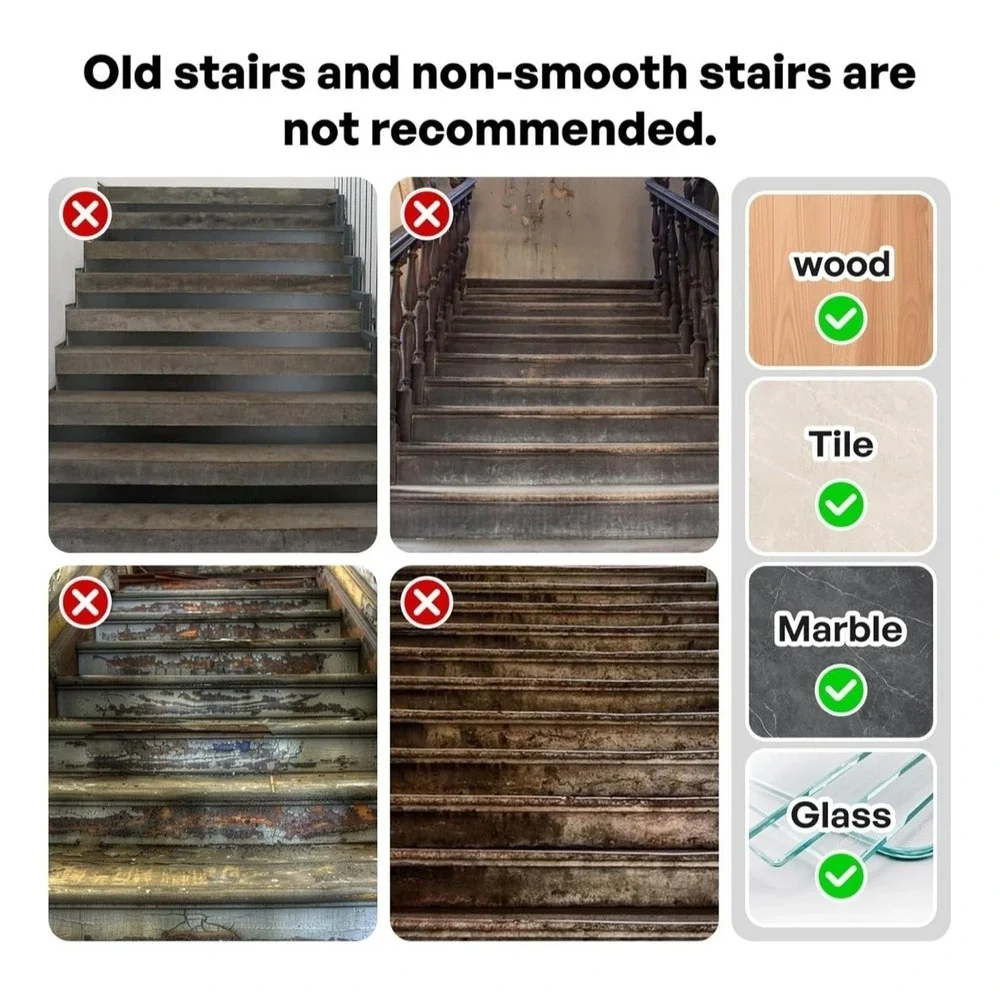Stair Treads for Wooden Steps 15pcs - 8x30in Carpet Stairs Runner Indoor Non-...